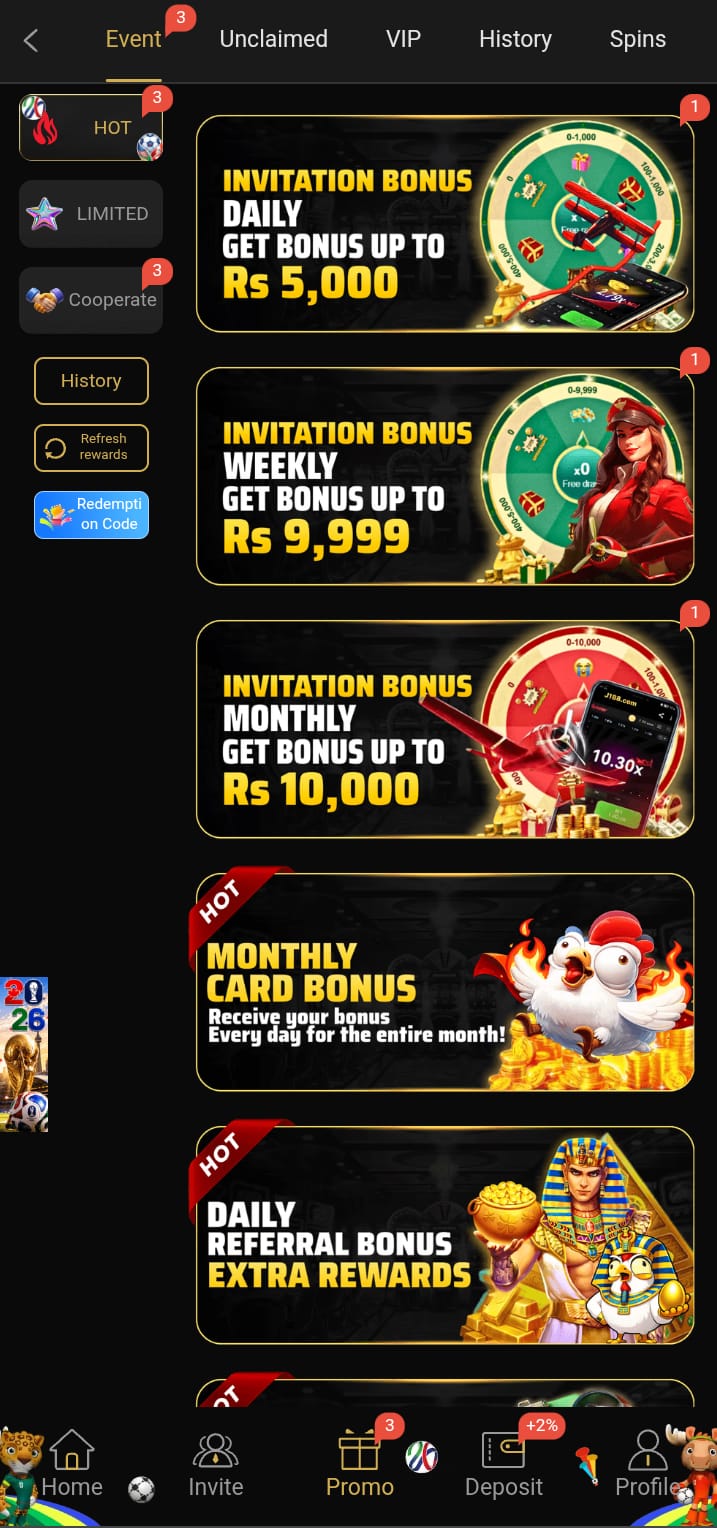 J1888 APK Bonuses