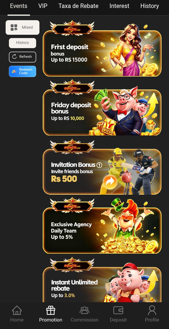 Ggr678 game promotions