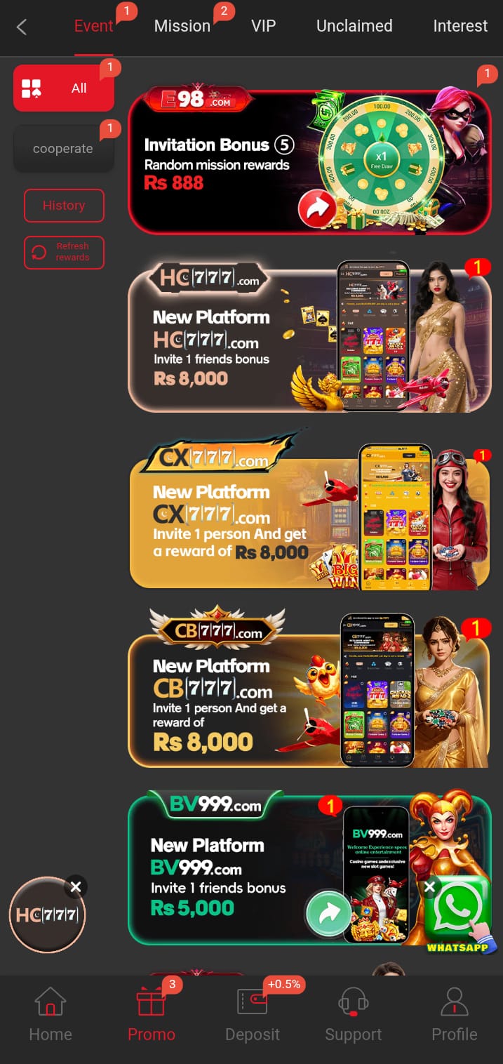 E98 Apk Bonus